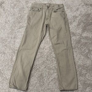 Old Navy Straight Jeans in Khaki